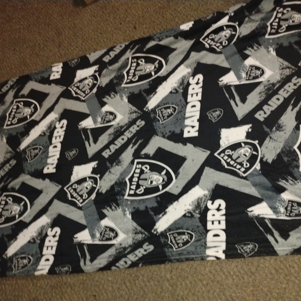 Raiders Themed Blanket